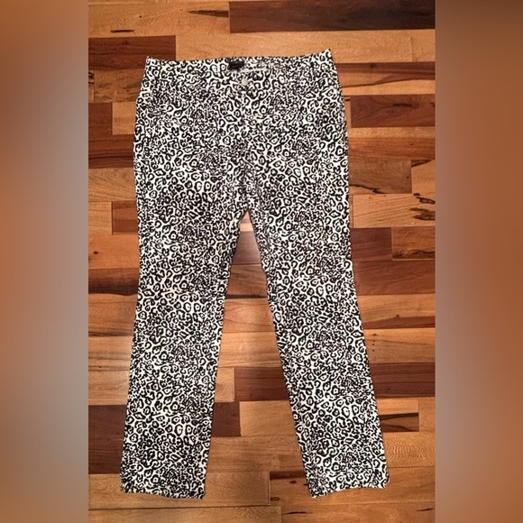 ANN TAYLOR | ladies modern fit animal print pants. Size: 14 - Picture 3 of 14